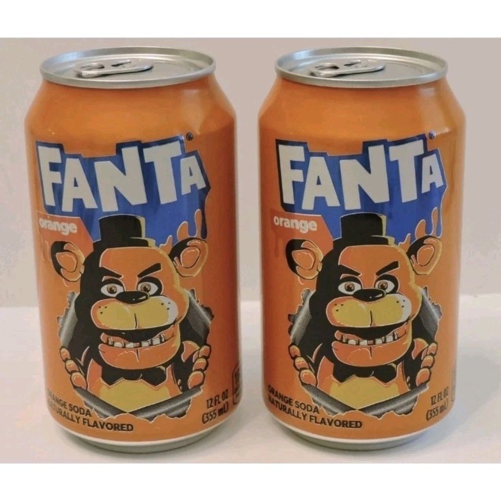2025 FIVE NIGHTS AT FREDDY'S 2 LE FANTA FREDDY FAZBEAR 12oz CAN SEALED